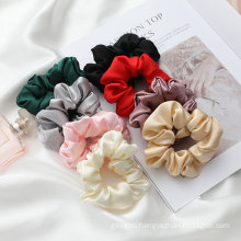 Hot Hair Girl Tie Silk Satin Scrunchy Band Hair Accessories Elastic Scrunchies